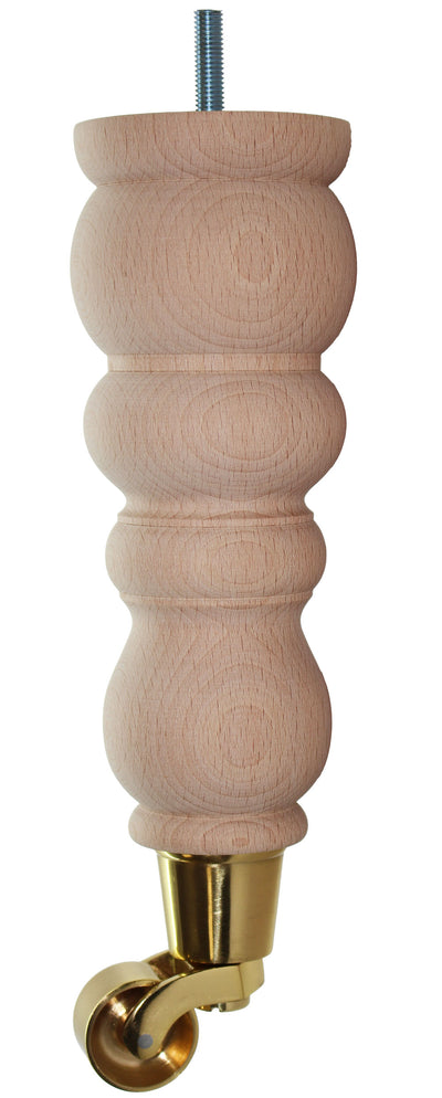 Mahler Wooden Furniture Legs With Castors