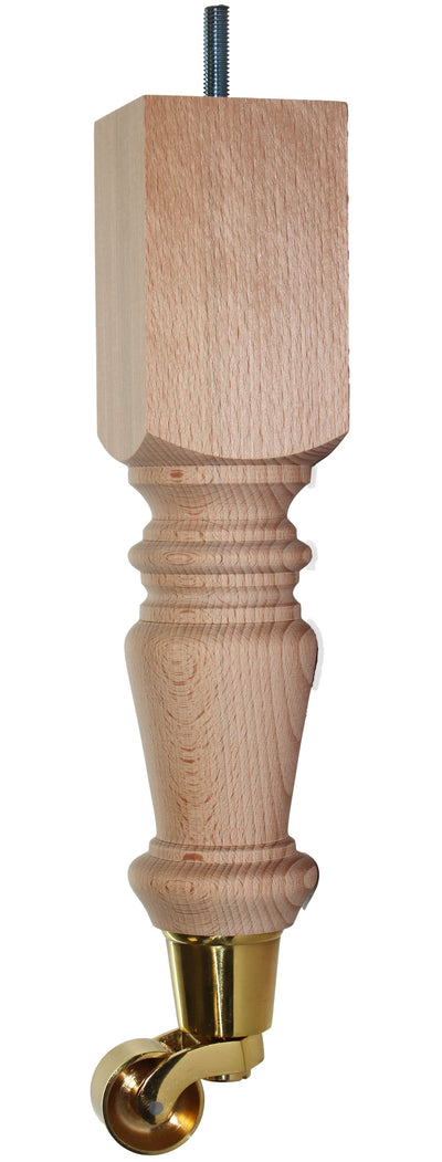 Mozart Wooden Furniture Legs With Castors