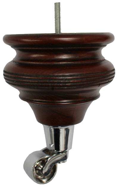 Ada Classic Wooden Furniture Legs with Large Castors