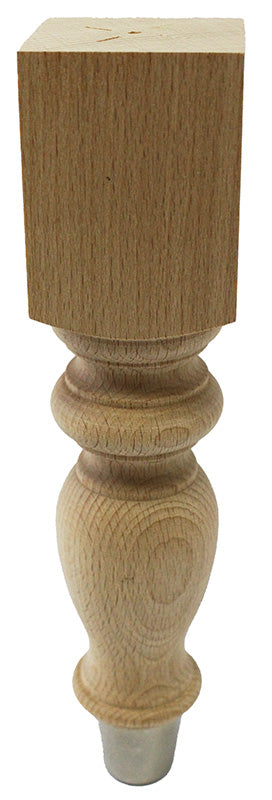 Brushed Nickel Leg Cup -Set of 4