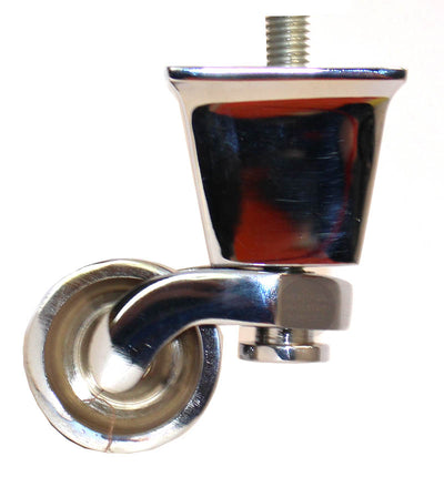 Chrome Castor Square Cup Standard with 5/16 Threaded Bolt (United States)
