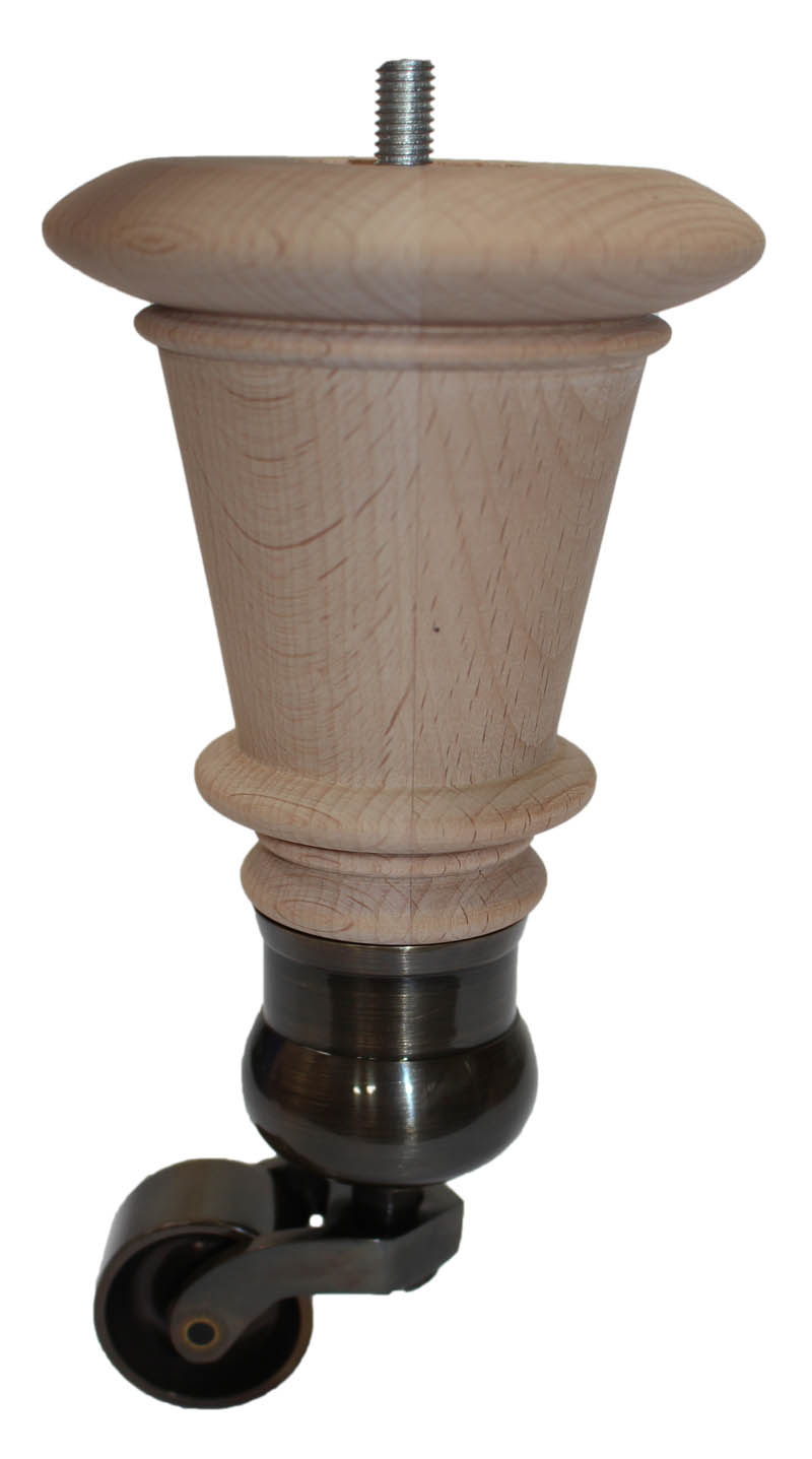 Diana Furniture Legs With Cauldron Castors Heritage Components