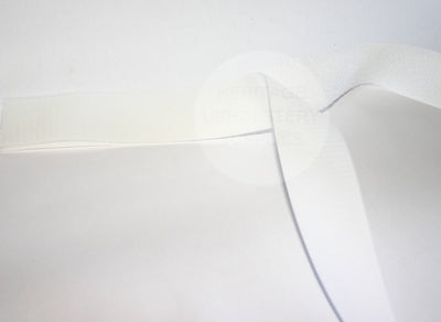 Hook and Loop Tape - White - 10 Metres