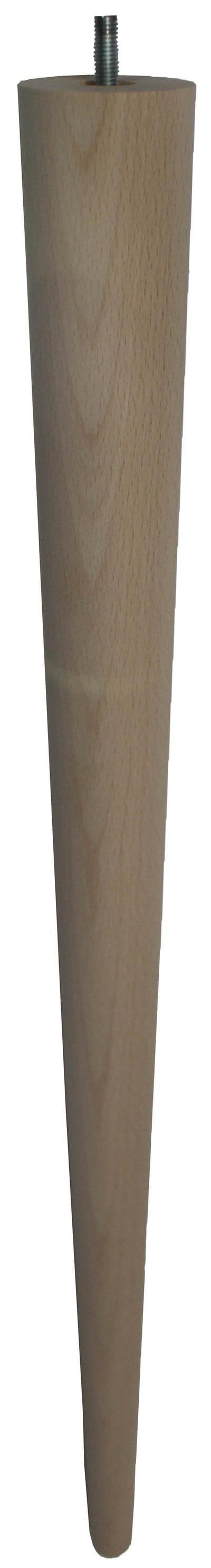 McCobb Table Legs Standard - Raw Finish - Set of 4 - with Standard 8mm Dowel Screw Fixing (M8)