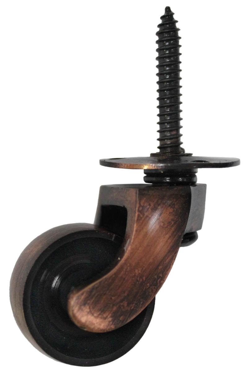 Oil bronze Screw Castor | Cabinet Castors – Heritage Components