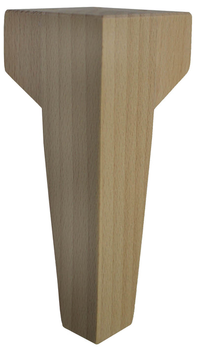 Riley Wooden Furniture Legs - Raw Finish - Set of 4