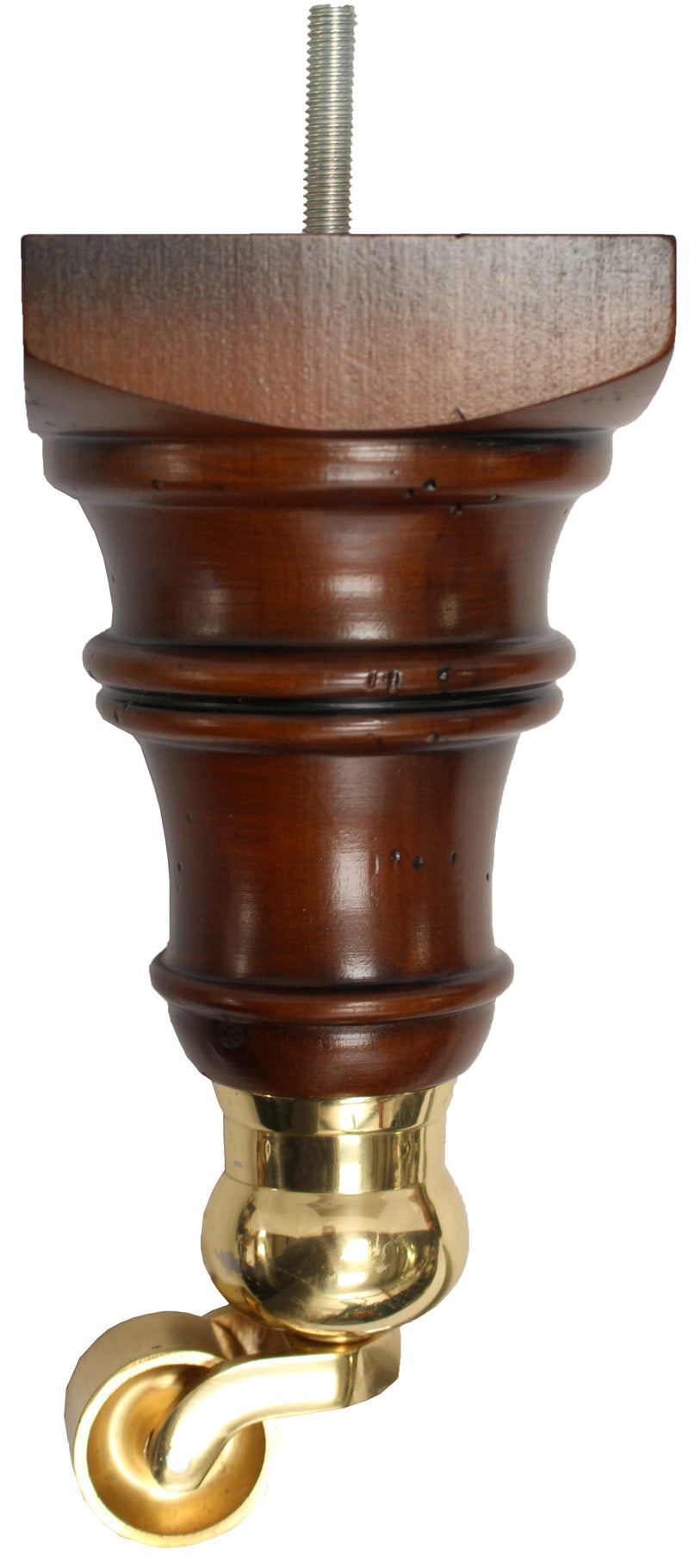 Scarlett Wooden Furniture Legs with Casters Tall and Stylish Heritage Components
