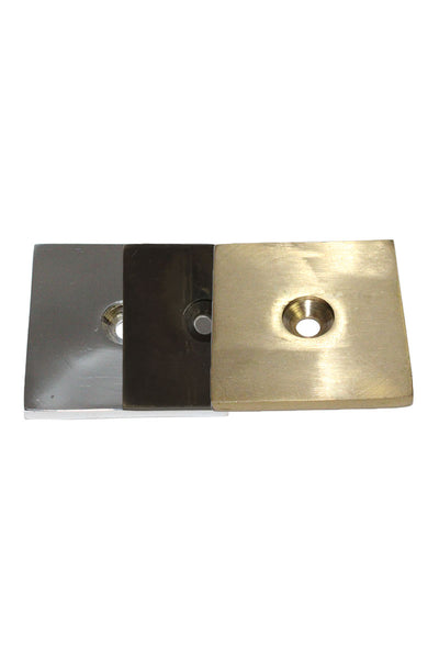 40mm Square Disc Solid Brass Floor Protectors