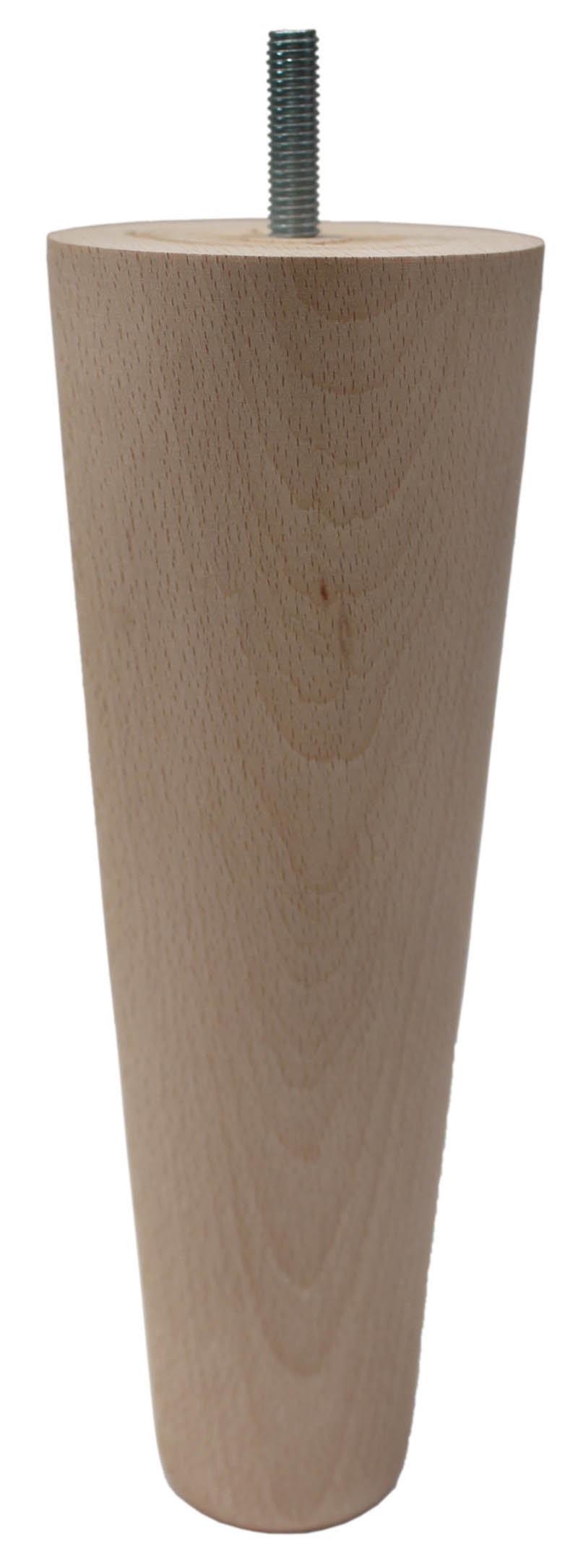 Tamara Tall Tapered Wooden Furniture Legs - Raw Finish - Set of 4
