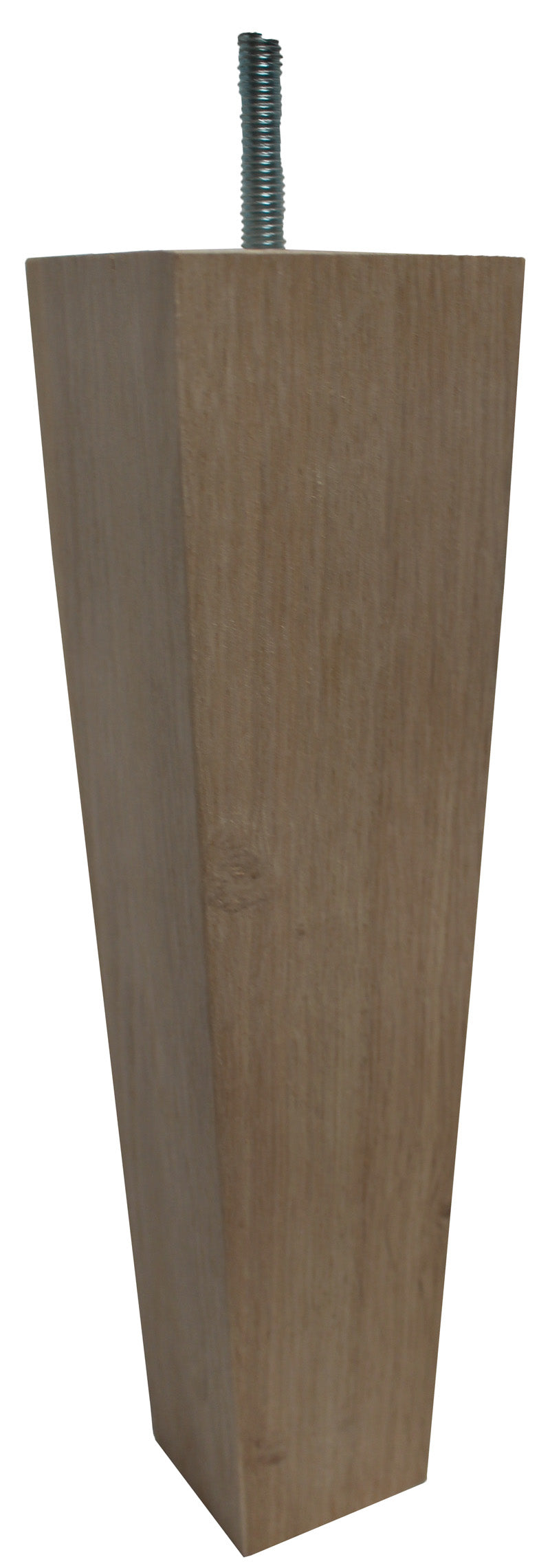 Valentina Solid Oak Square Tapered Wooden Furniture Legs - Raw Finish - Set of 4