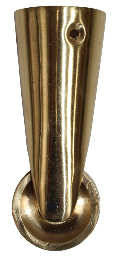 Vintage Brass Round Cup Slipper Castor 